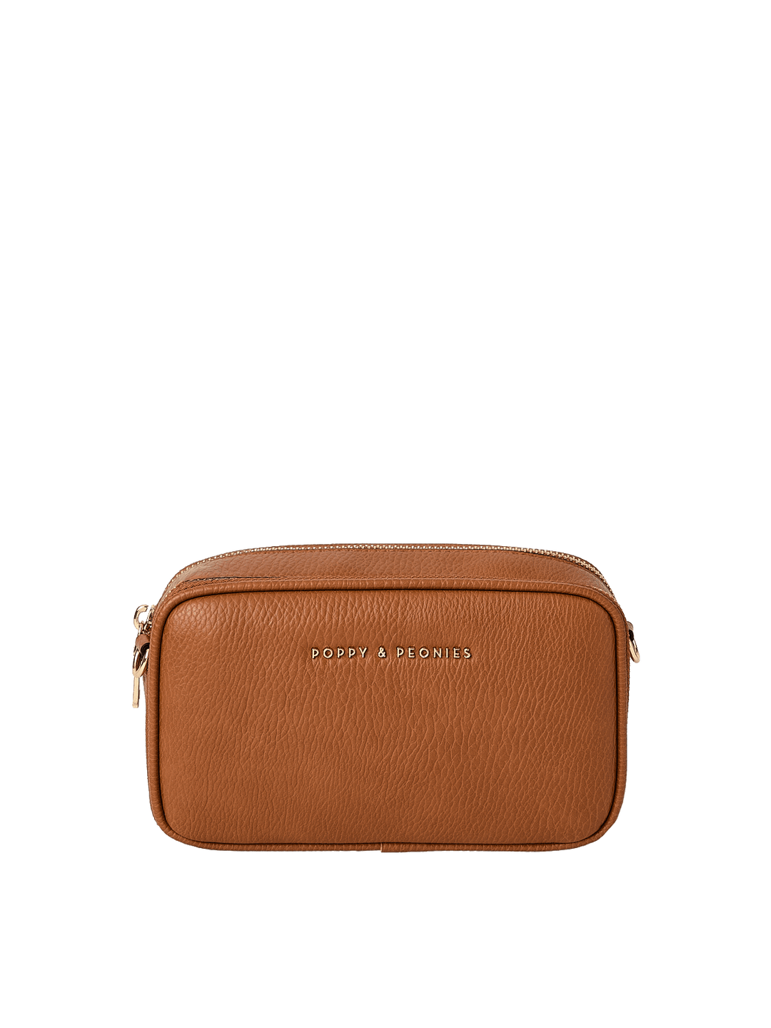 Brown vegan leather bag