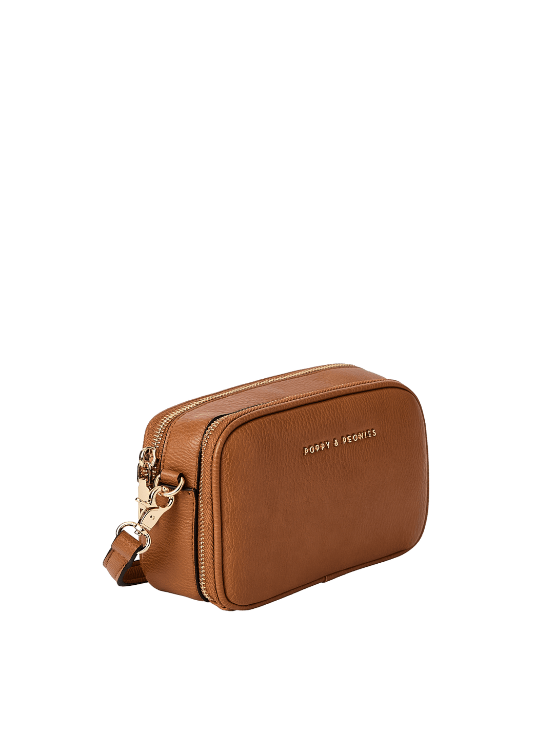 Brown vegan leather bag