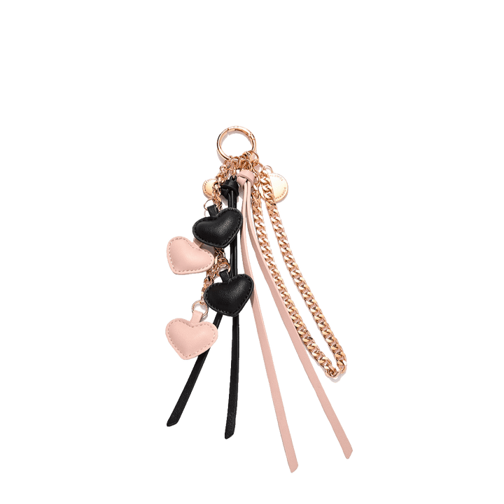 Mini Hearts Bag Charm Blush