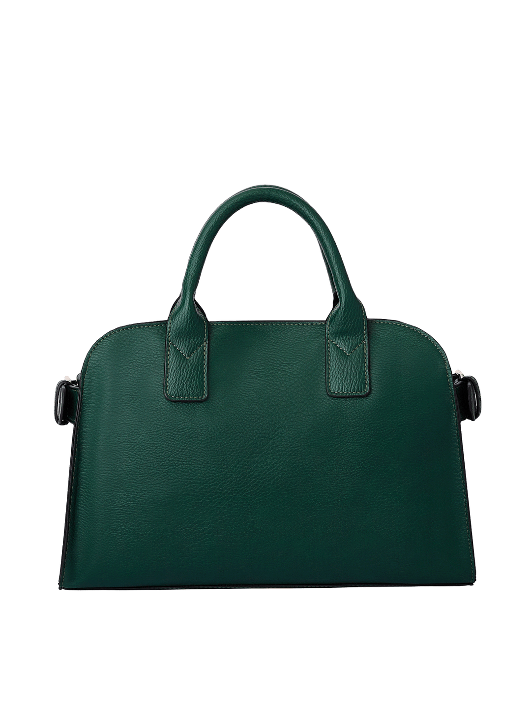 Back view of the Mini Uptown Tote in Heritage Green