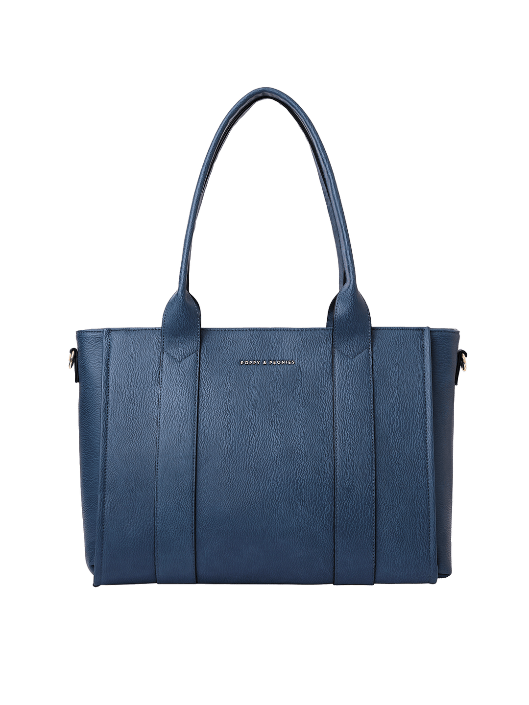 Front view of Multitasker tote in Navy