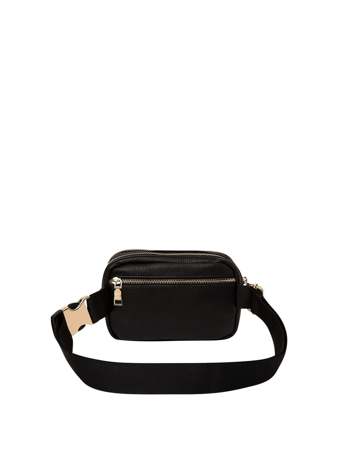 On The Run belt bag vegan leather black