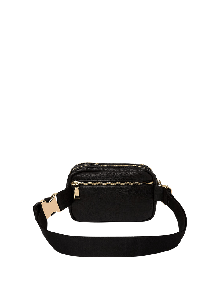 On The Run belt bag vegan leather black
