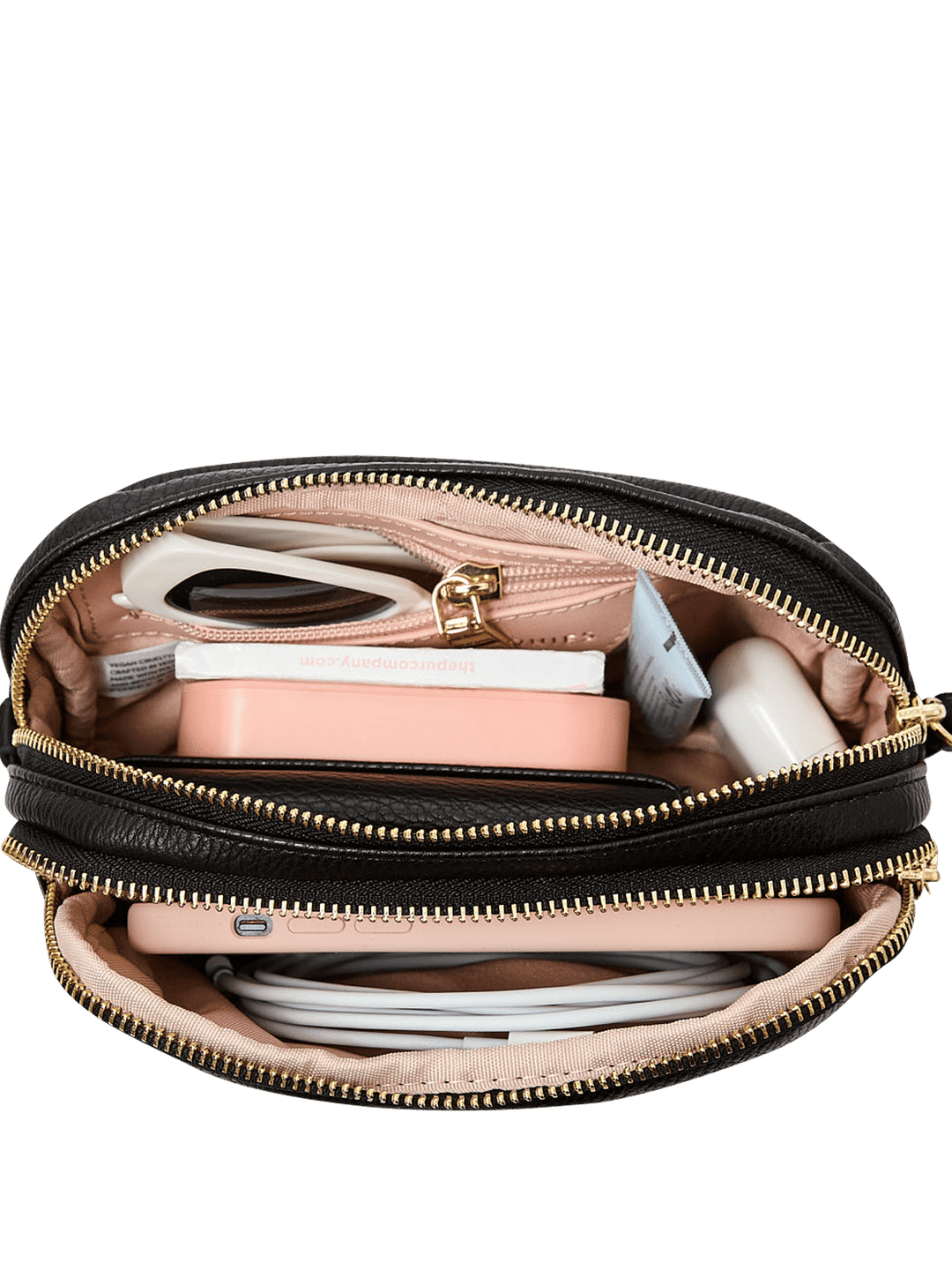 On The Run belt bag vegan leather black
