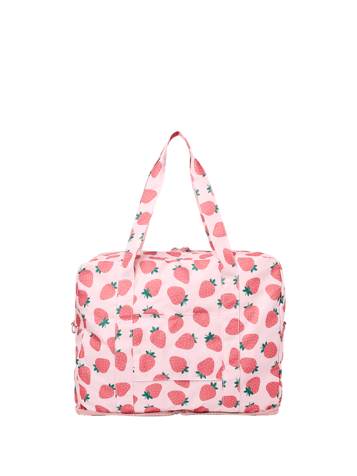 The Pack Up Duffle Strawberry Print