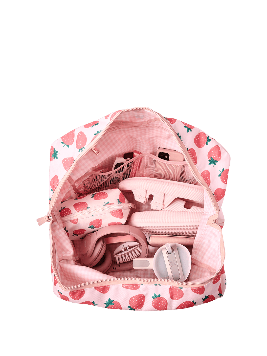 The Pack Up Duffle Strawberry Print