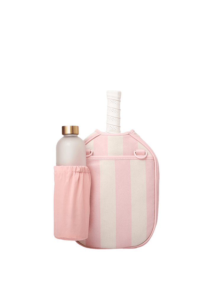 Pickleball Paddle Holder Pink Stripe