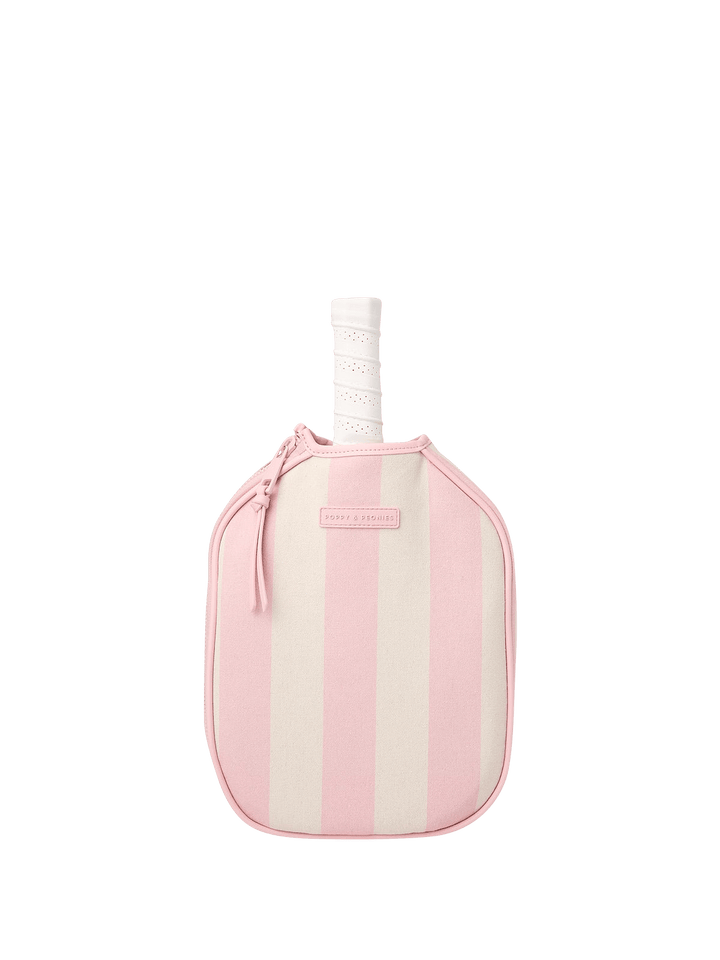 Pickleball Paddle Holder Pink Stripe