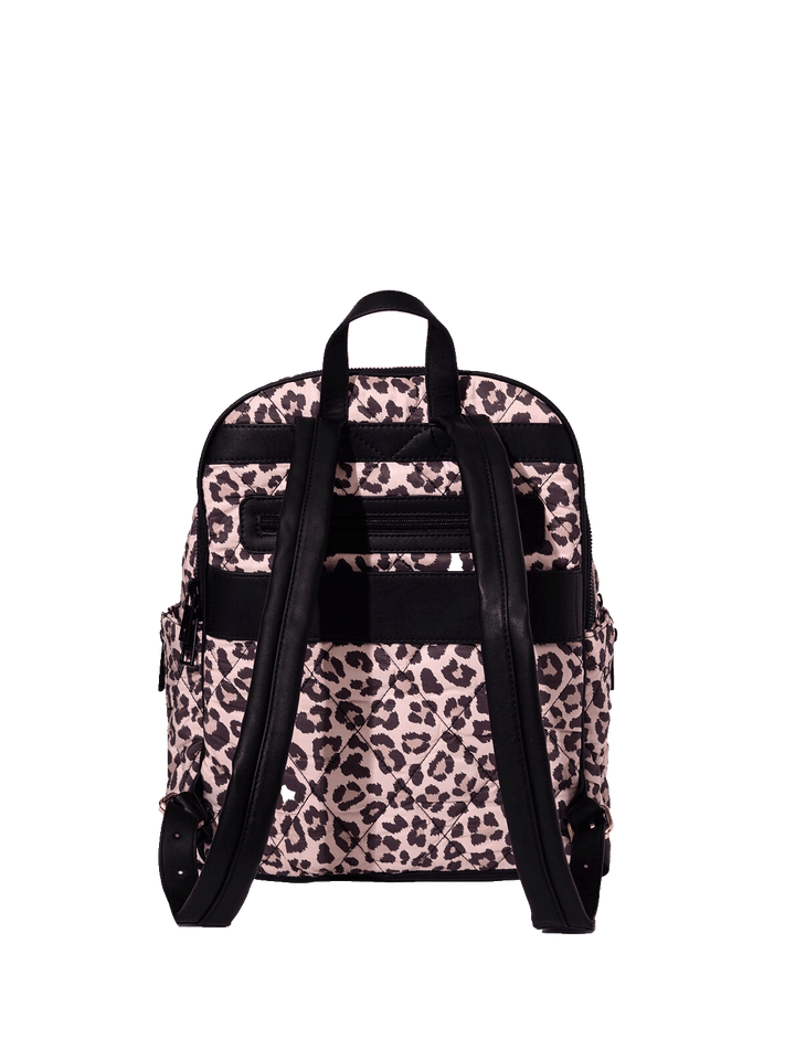 Quilted Brooklyn Backpack leopard