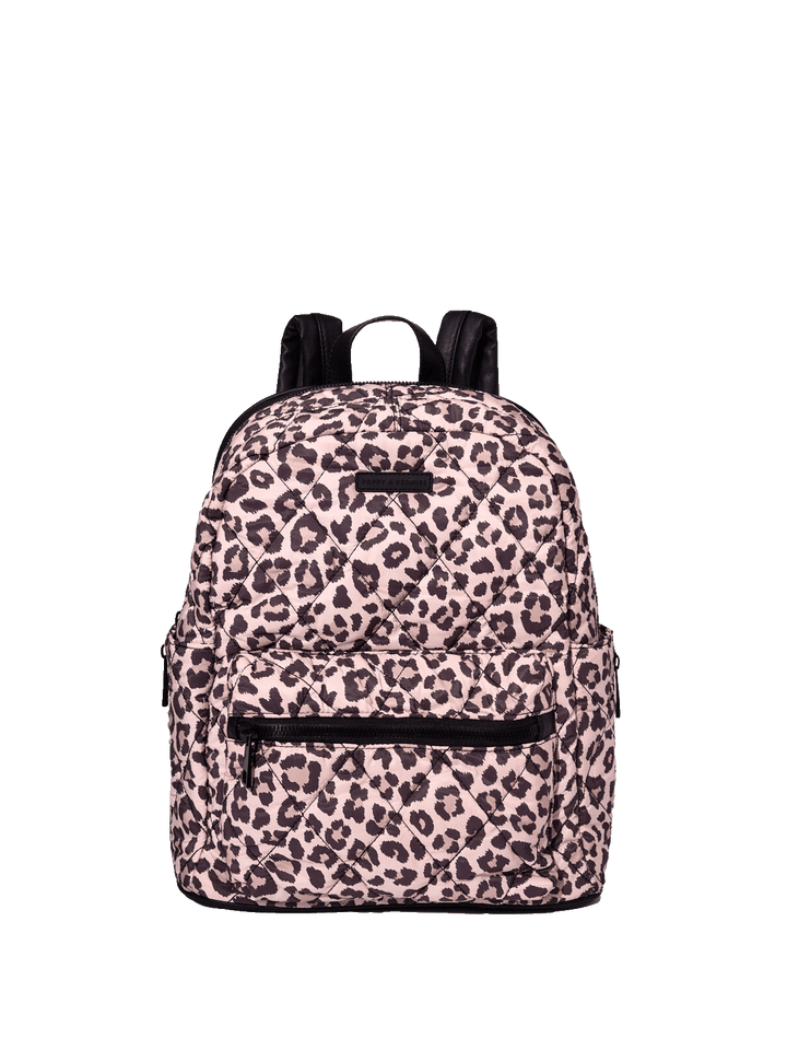 Quilted Brooklyn Backpack leopard
