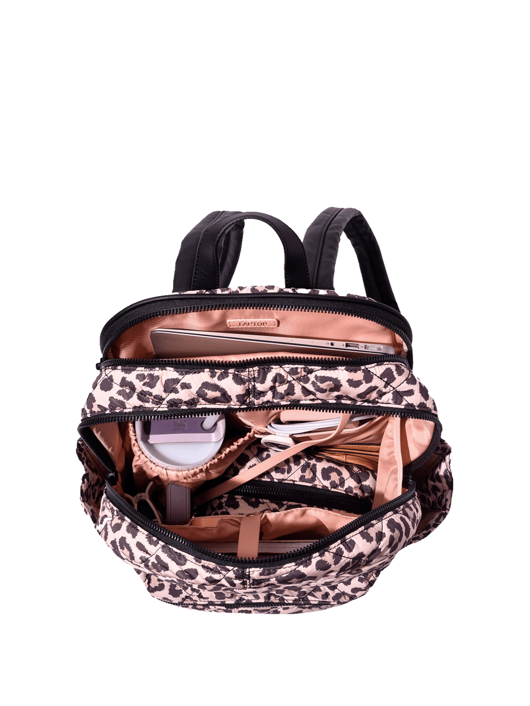 Quilted Brooklyn Backpack leopard