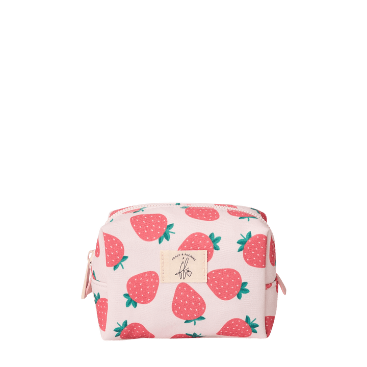Cosmetic Case Strawberry Print