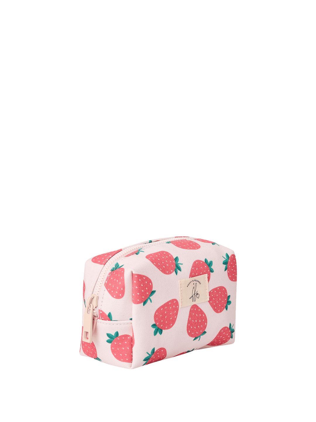 Cosmetic Case Strawberry Print