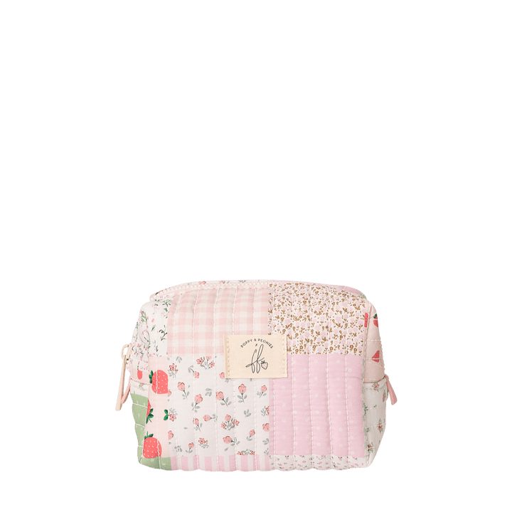 Quilted Cosmetic Case Patchwork