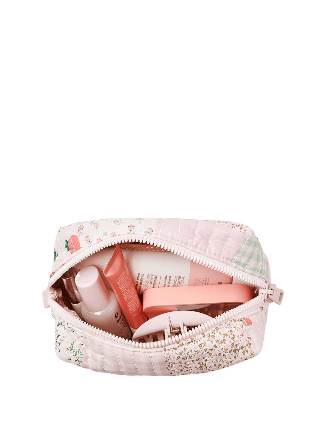 Quilted Cosmetic Case Patchwork