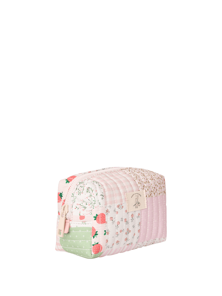 Quilted Cosmetic Case Patchwork