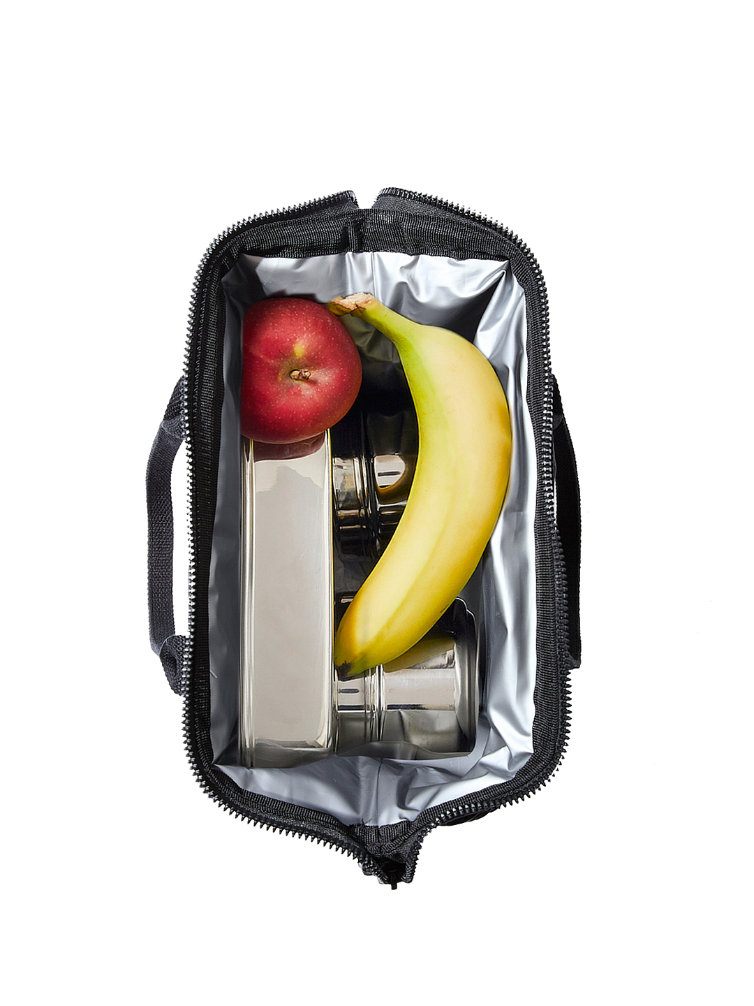 the LUNCH BAG quilted black