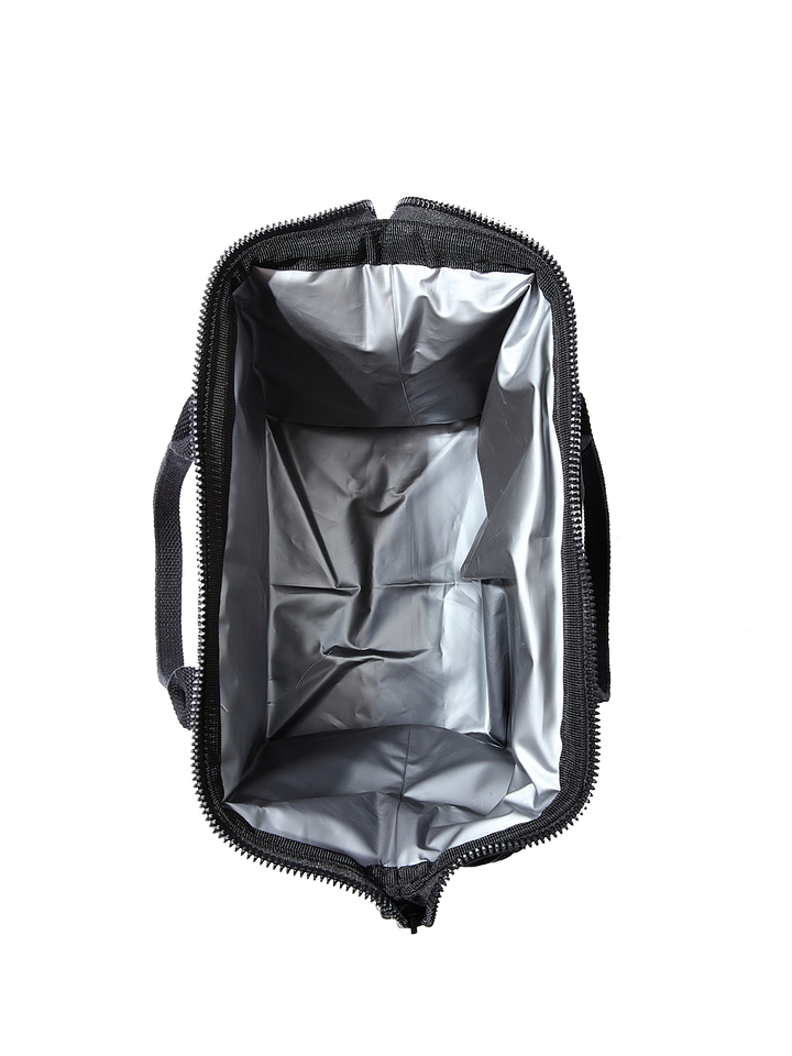 the LUNCH BAG quilted black
