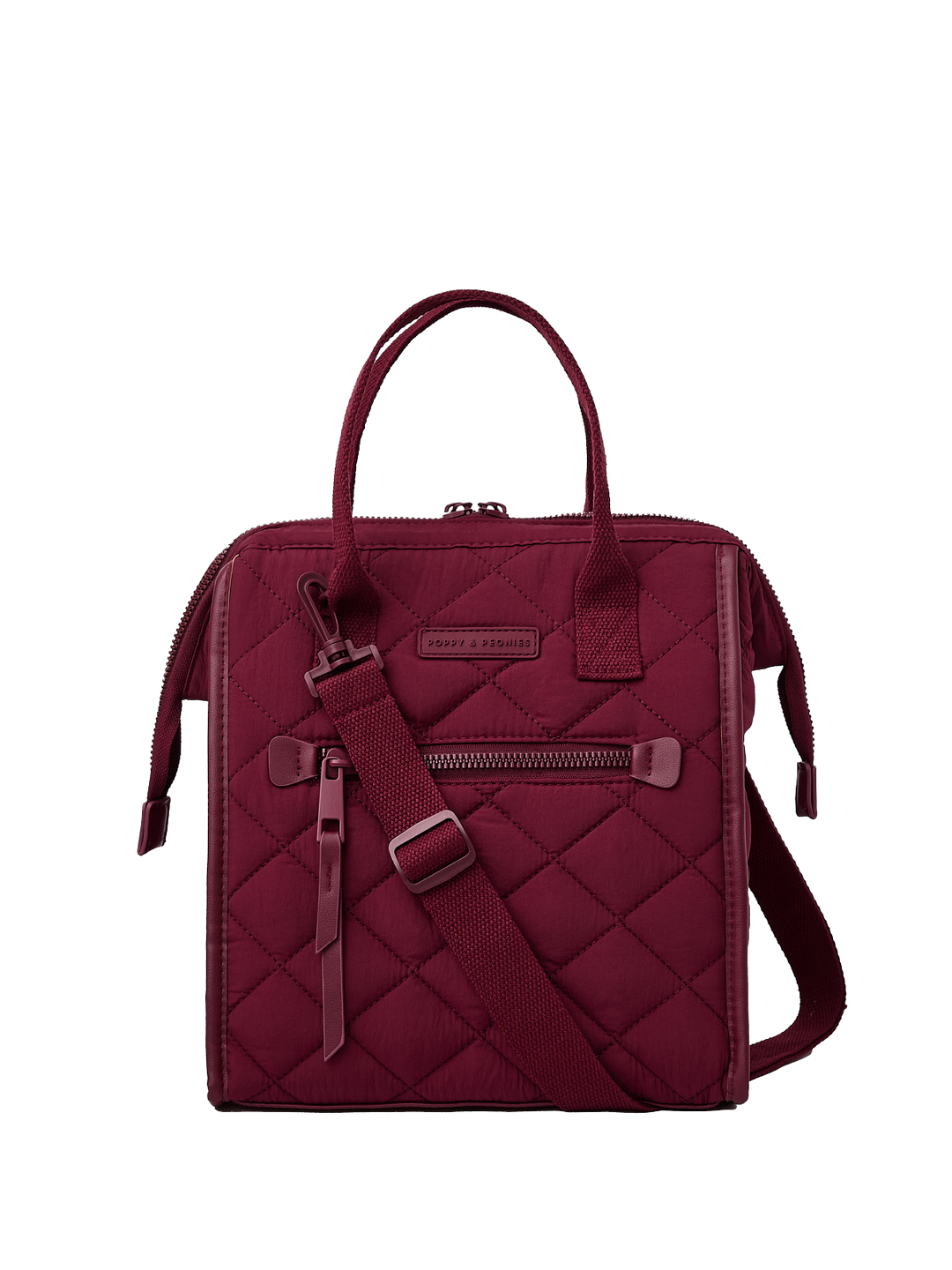 the LUNCH BAG quilted berry