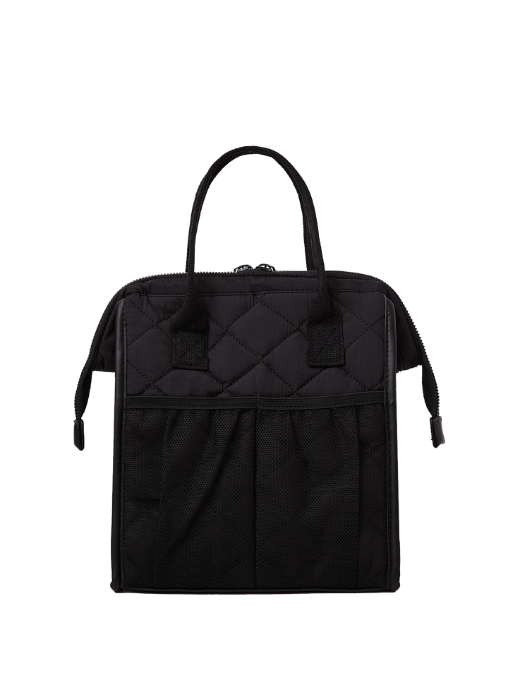 the LUNCH BAG quilted black