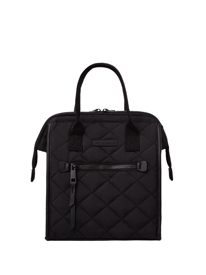 the LUNCH BAG quilted black