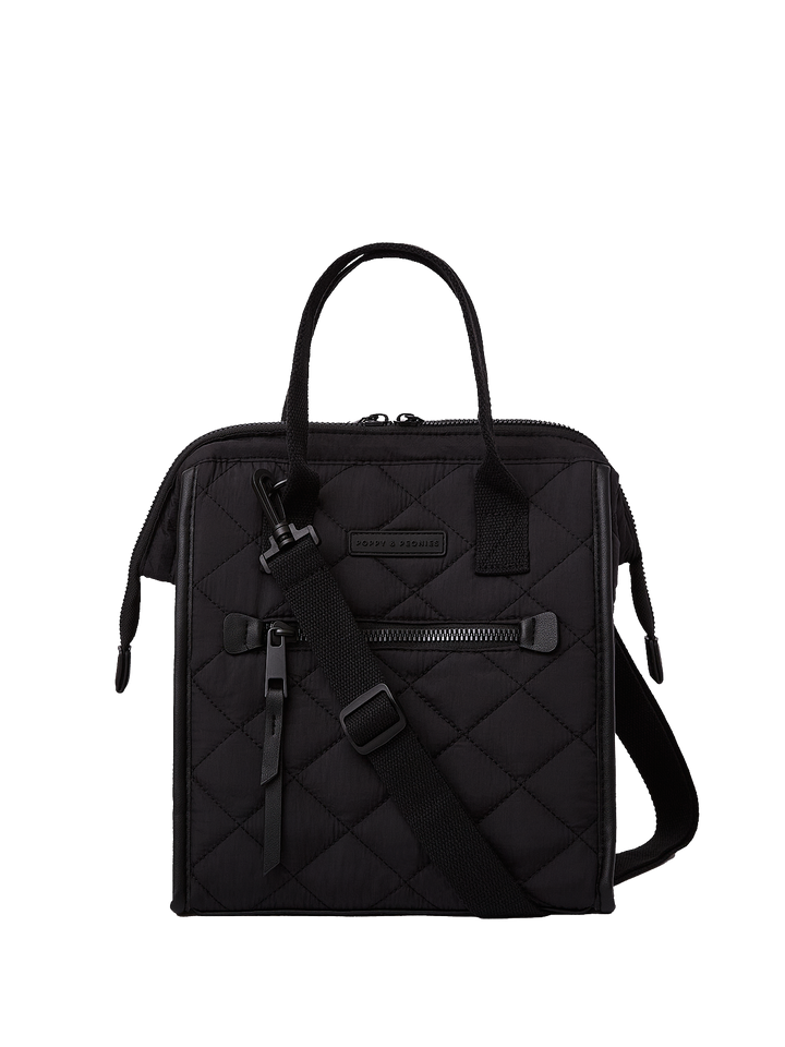 the LUNCH BAG quilted black