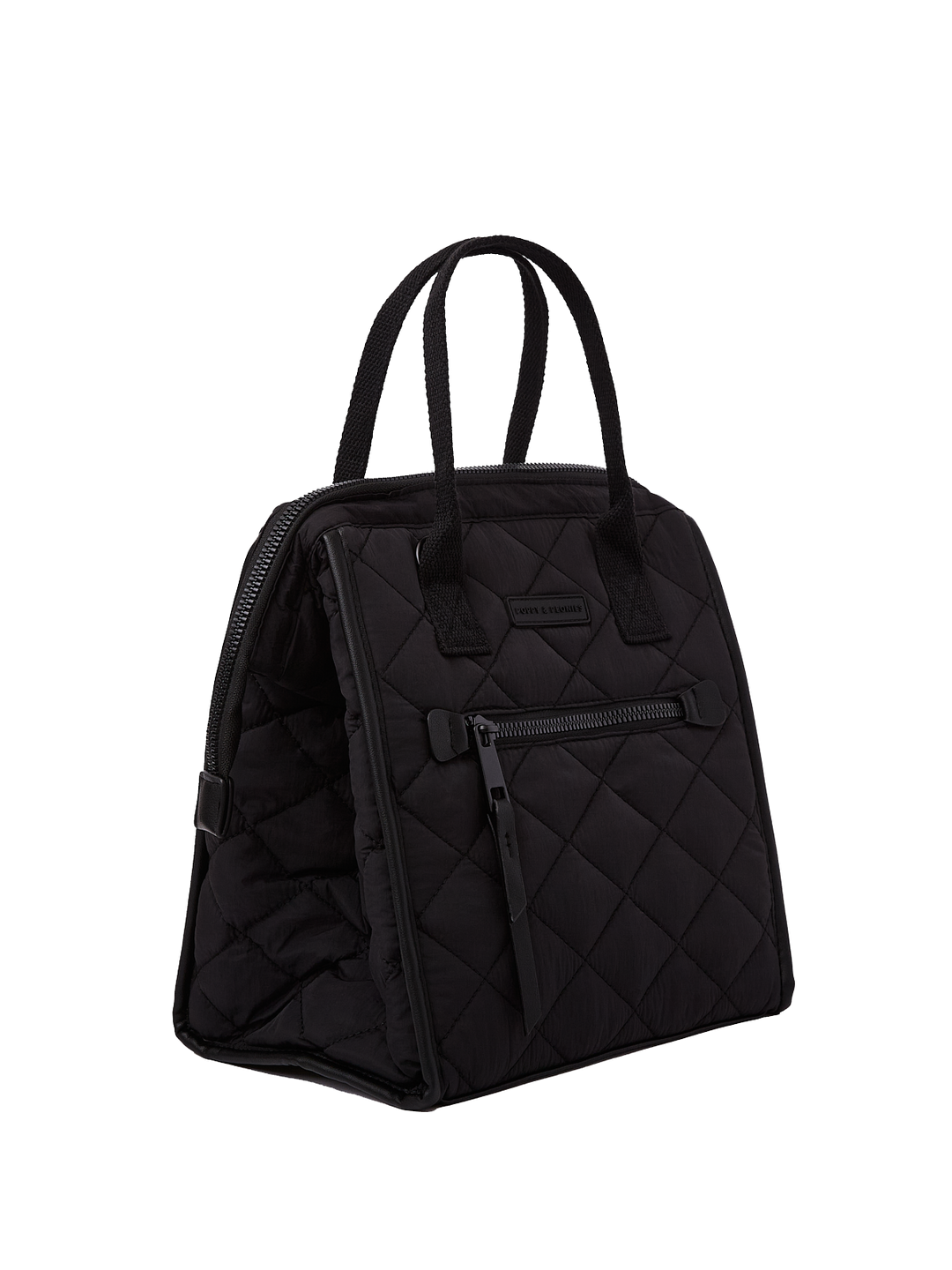 the LUNCH BAG quilted black
