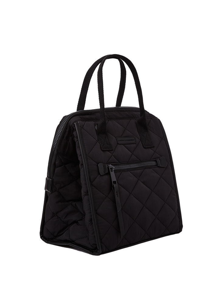 the LUNCH BAG quilted black