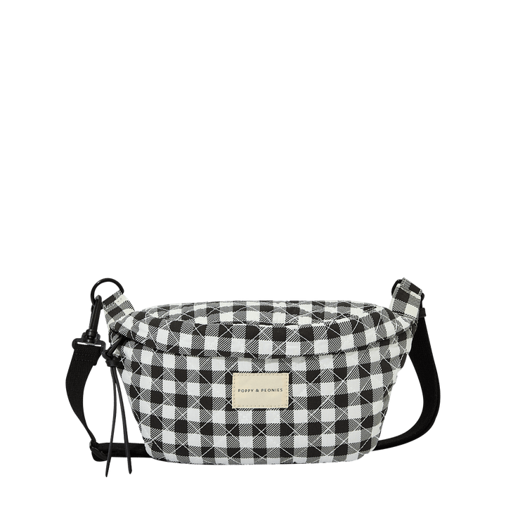 Sidekick Quilted Black Gingham