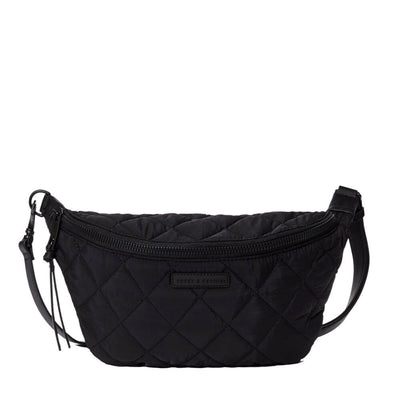 Poppy & Peonies Quilted Sidekick Black