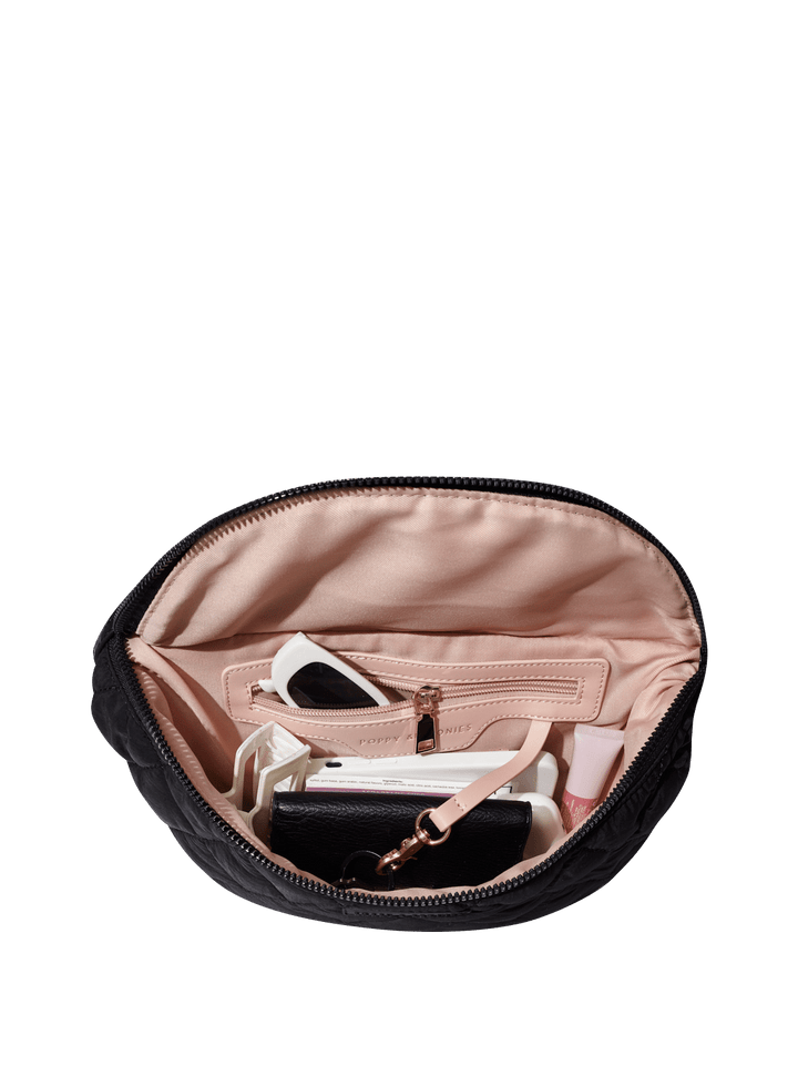 Quilted Large Sidekick Black