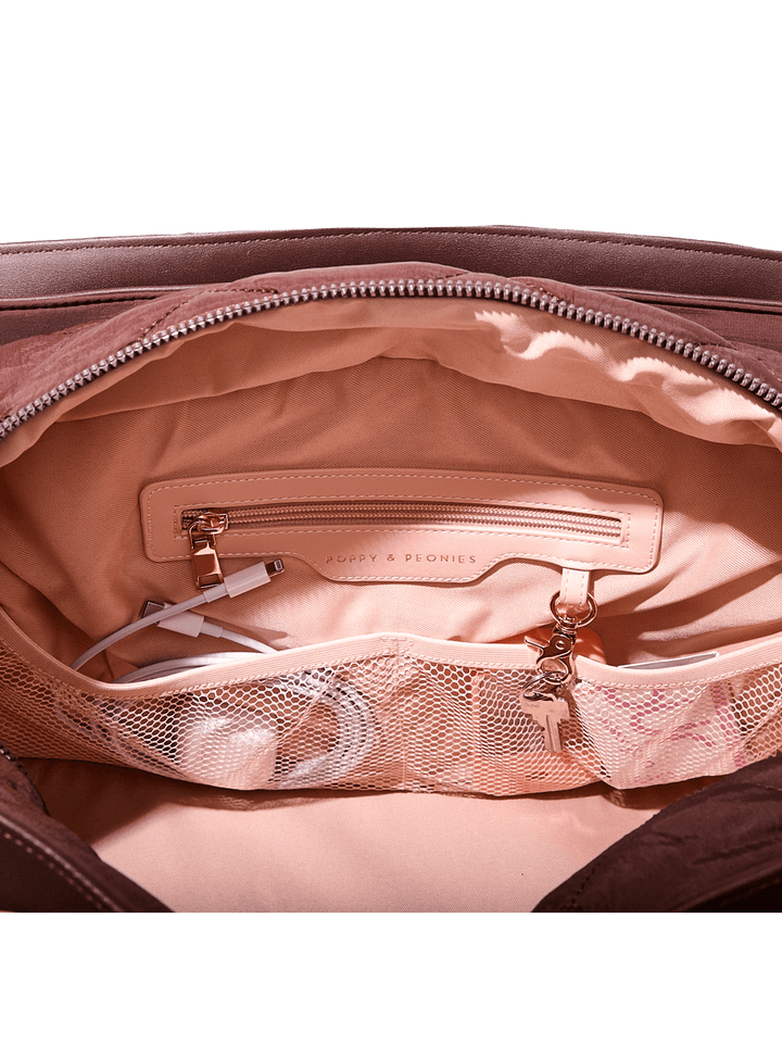 VOYAGER quilted espresso