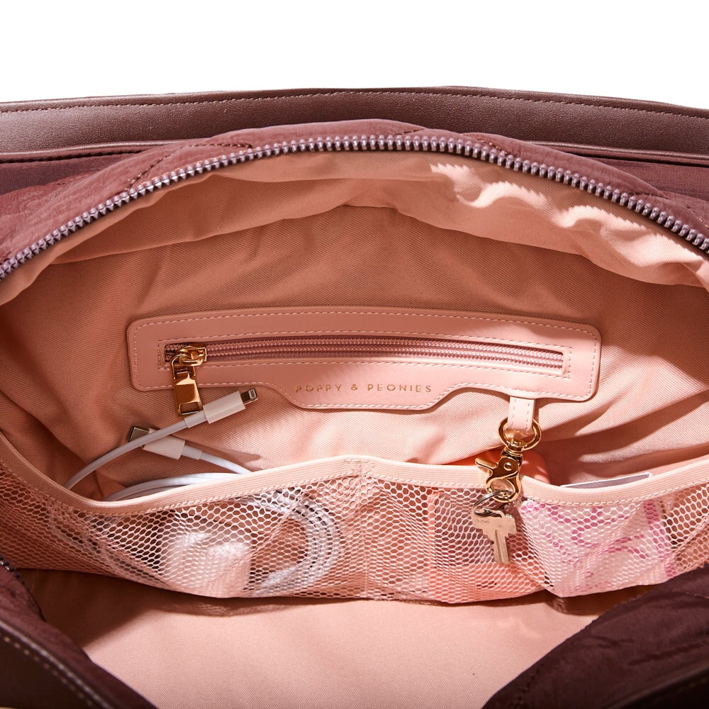VOYAGER quilted espresso