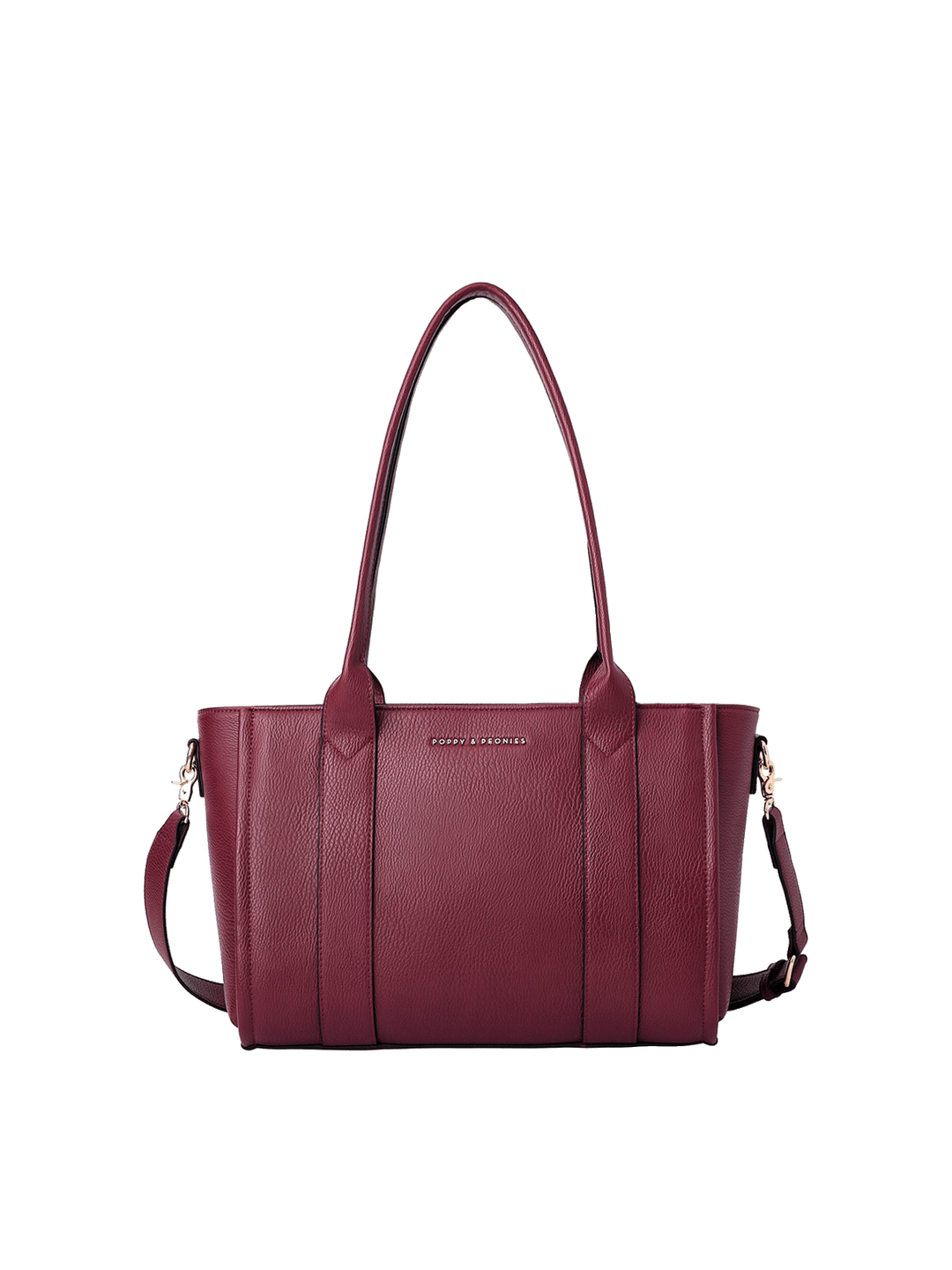 Small Multitasker in Berry with removable crossbody strap