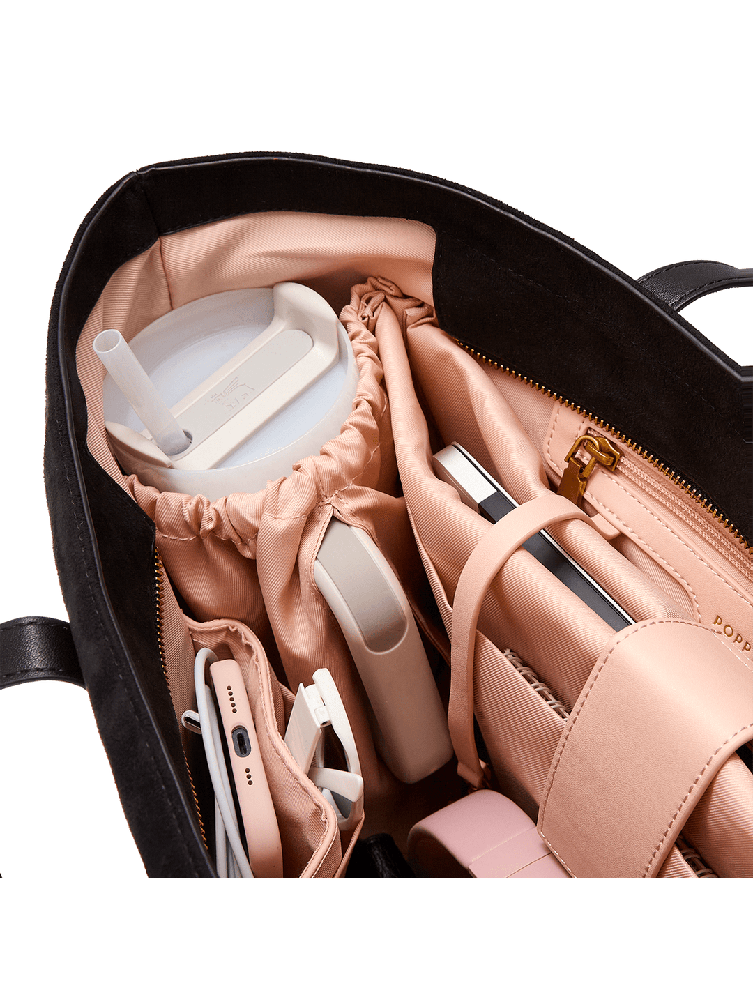 The Edit Tote Black