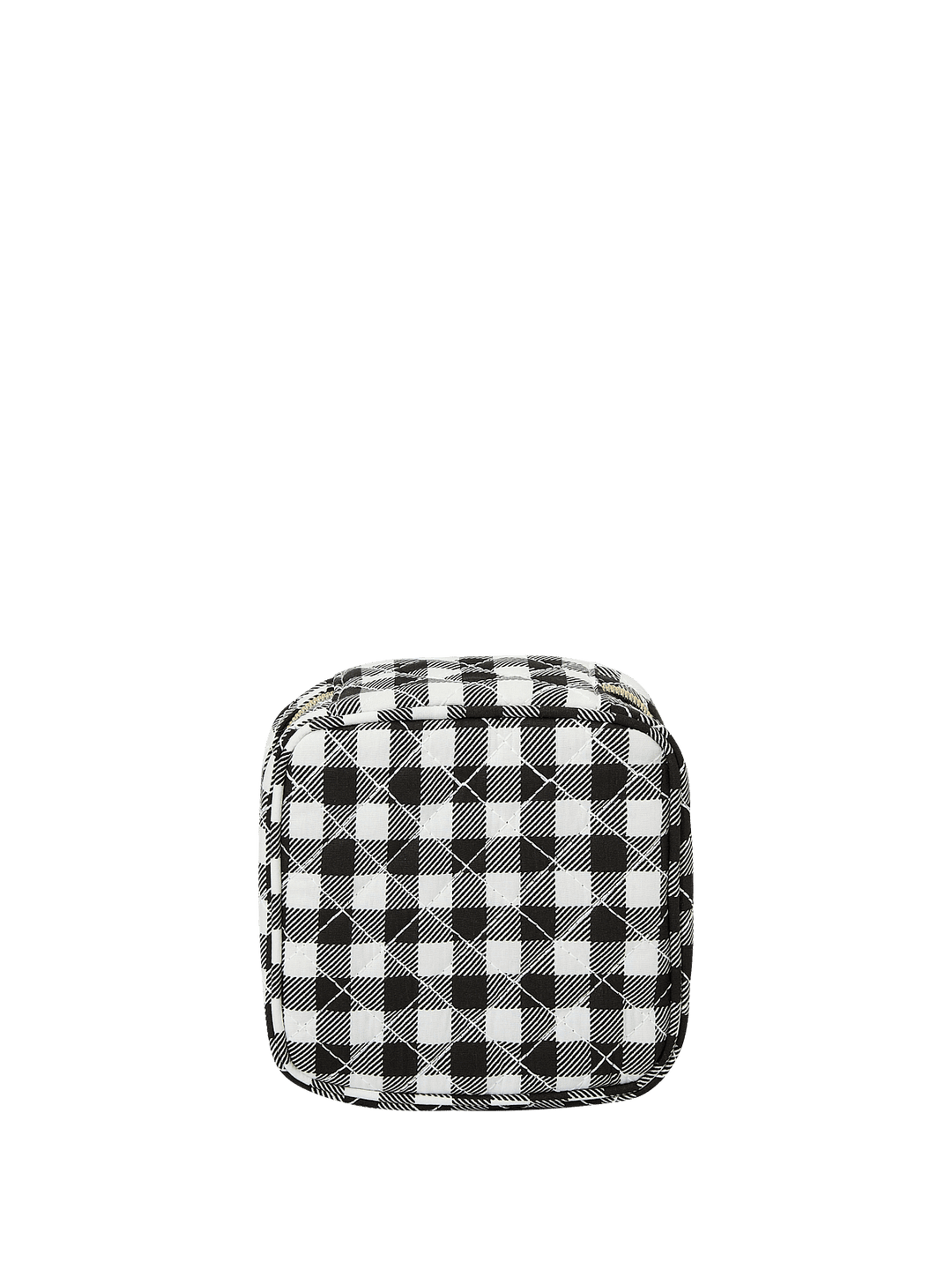 The Quilted Teched Out Case Black Gingham