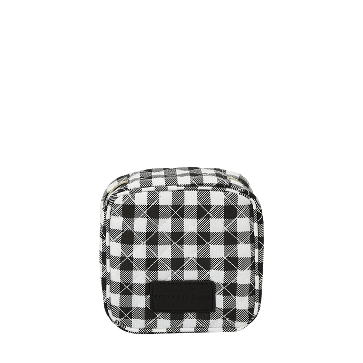 The Quilted Teched Out Case Black Gingham