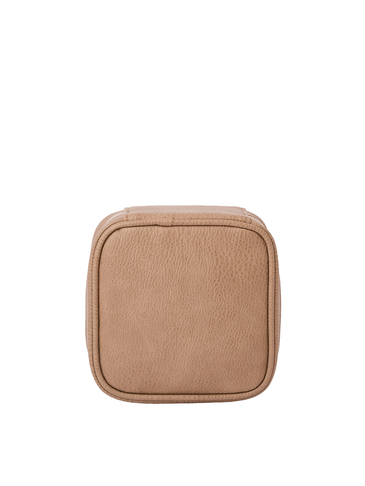 Back view of The Teched Out Case in Taupe
