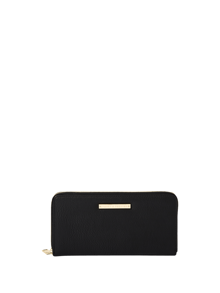 Wanderlust Travel Wallet Black