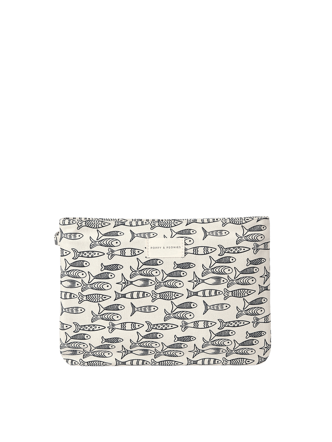 Wet bag with a sardine pattern 