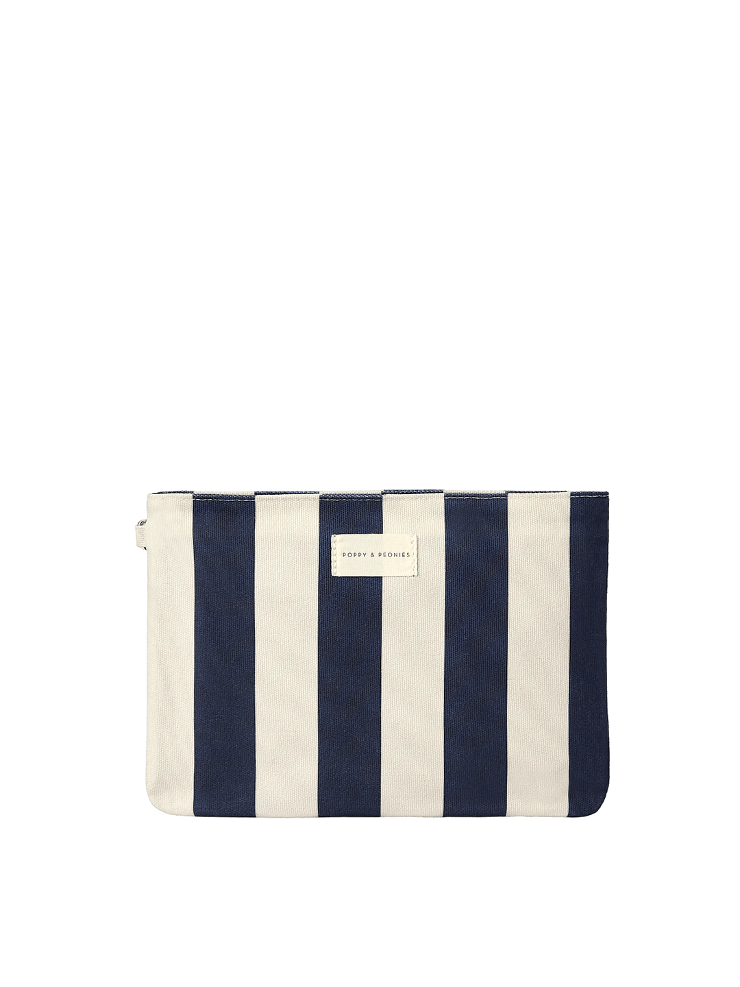 Navy and white striped wet bag 