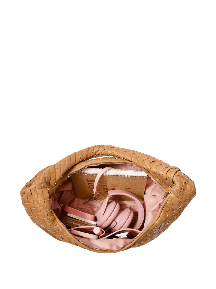 Woven Hold All Camel