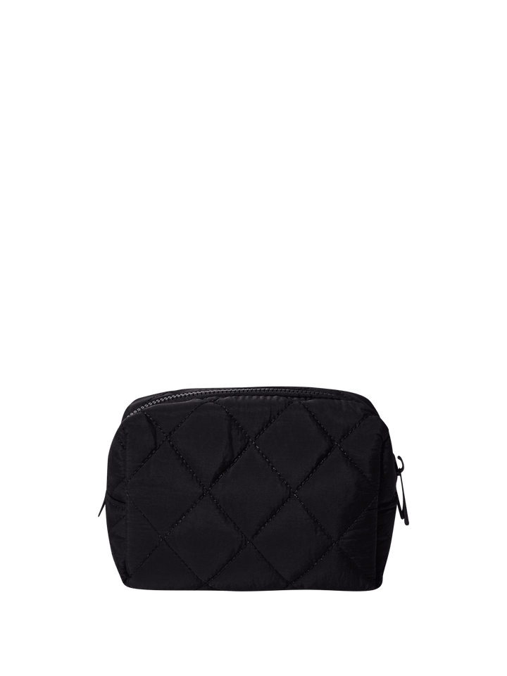 Quilted Black cosmetic case