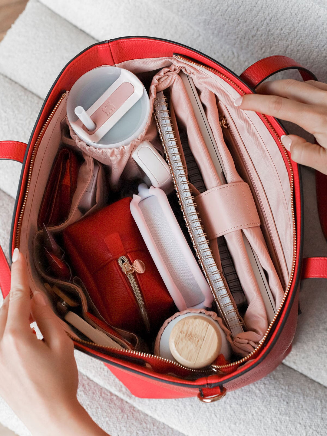 GO-GETTER TOTE Red
