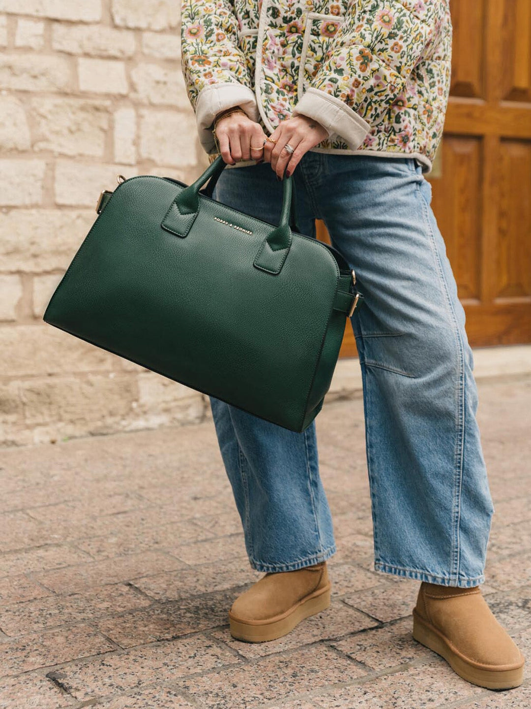 Uptown Tote Heritage Green
