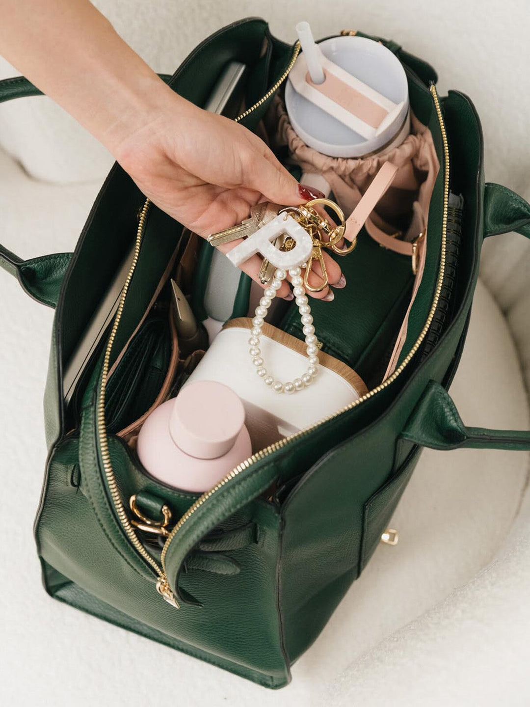 Uptown Tote Heritage Green