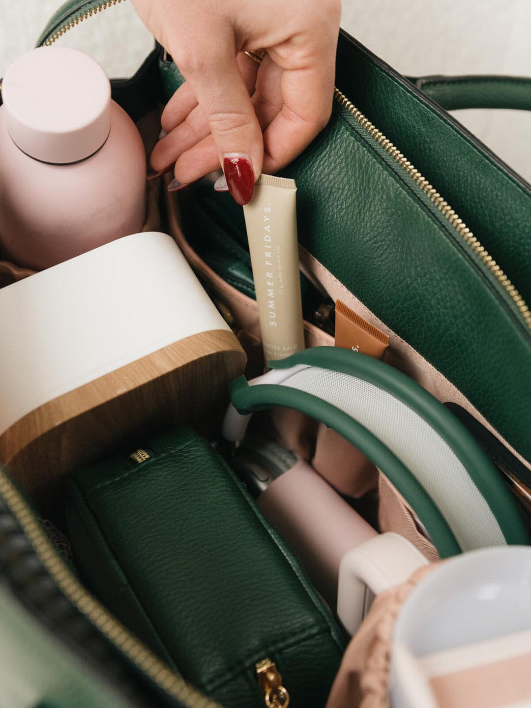 Uptown Tote Heritage Green