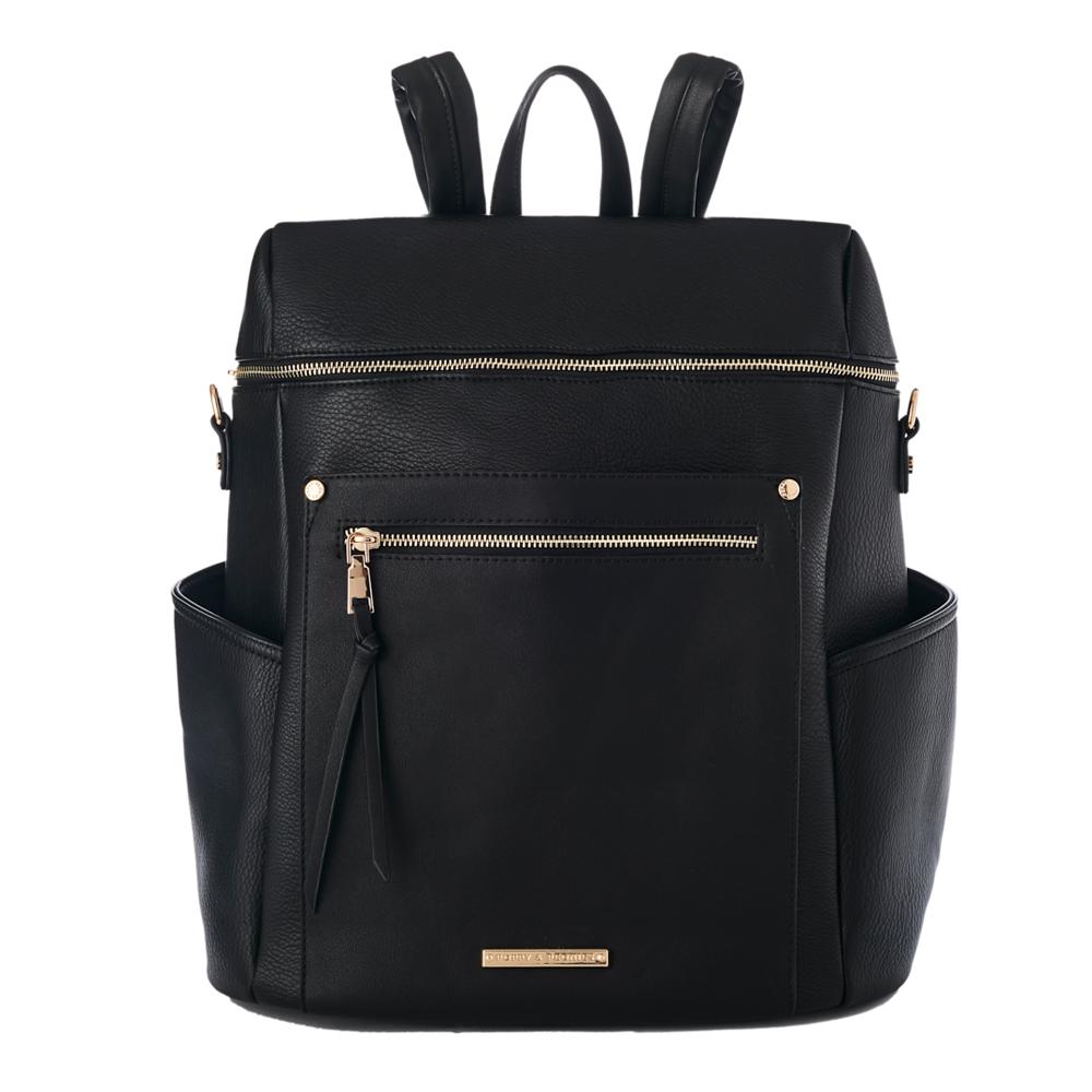 Commuter Backpack Black | Poppy and Peonies – www