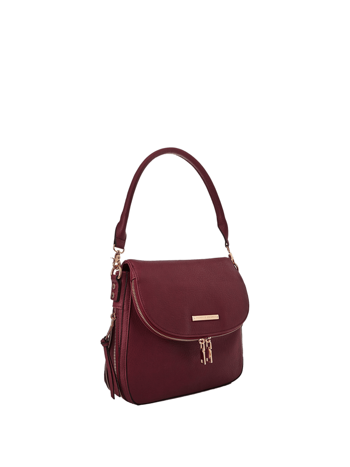 DOWNTOWN CROSSBODY berry
