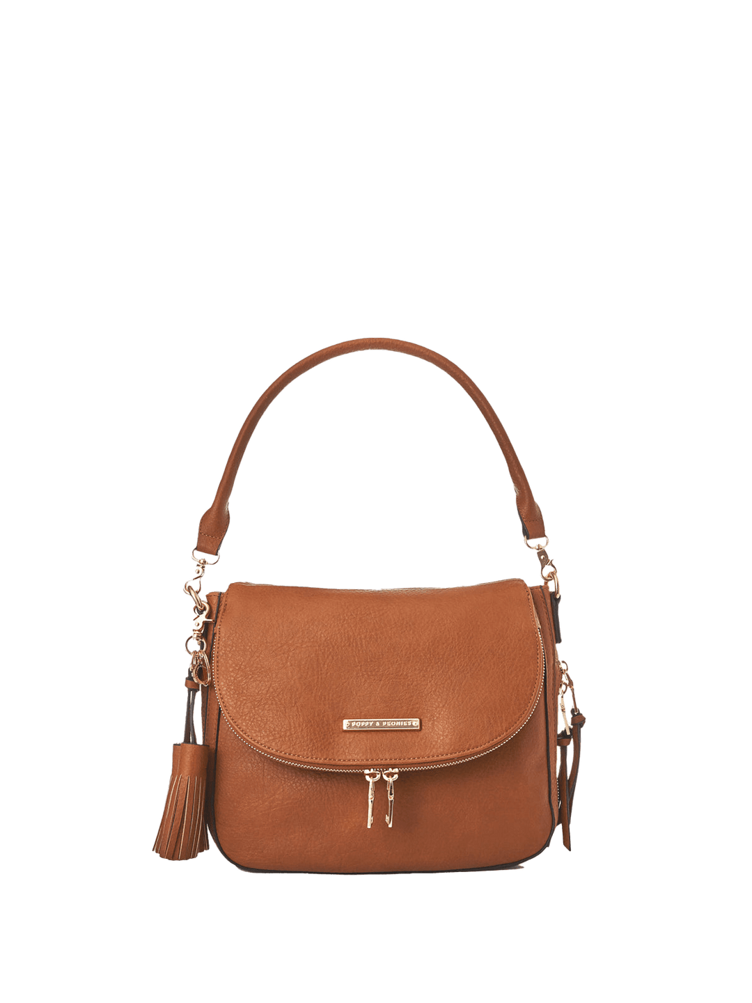 DOWNTOWN CROSSBODY cognac